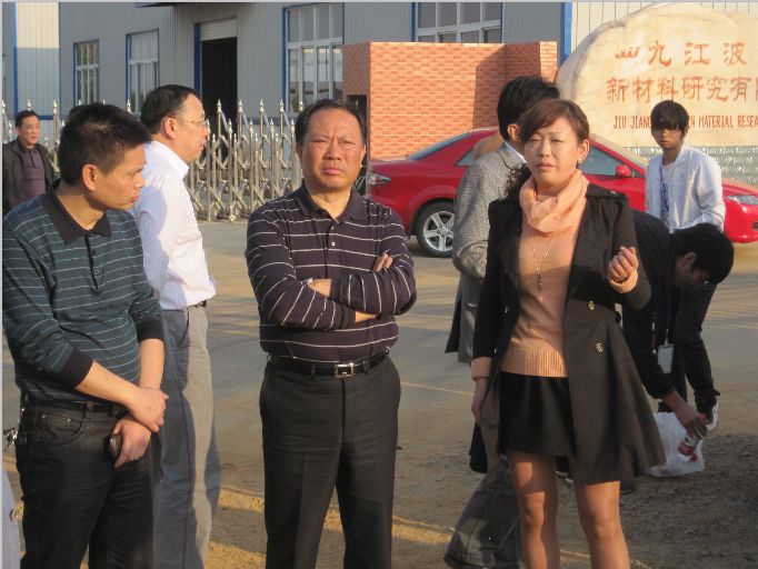 11月2日，市人大副主任祝先进视察津晶城科技园