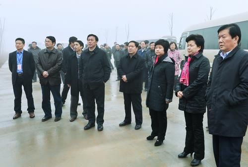 2013年元月14日，九江市四套班子领导巡检九江津晶城科技园项目