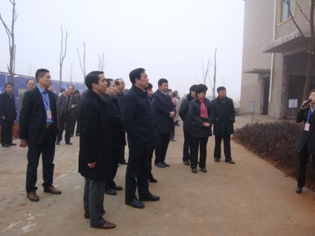 2013年元月14日，九江市四套班子领导巡检九江津晶城科技园项目